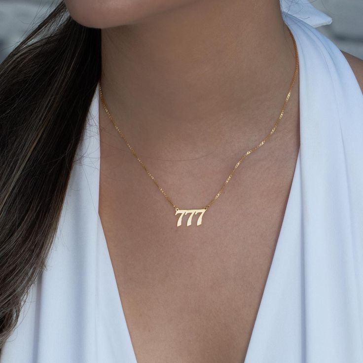 Collar Número Angelical 777