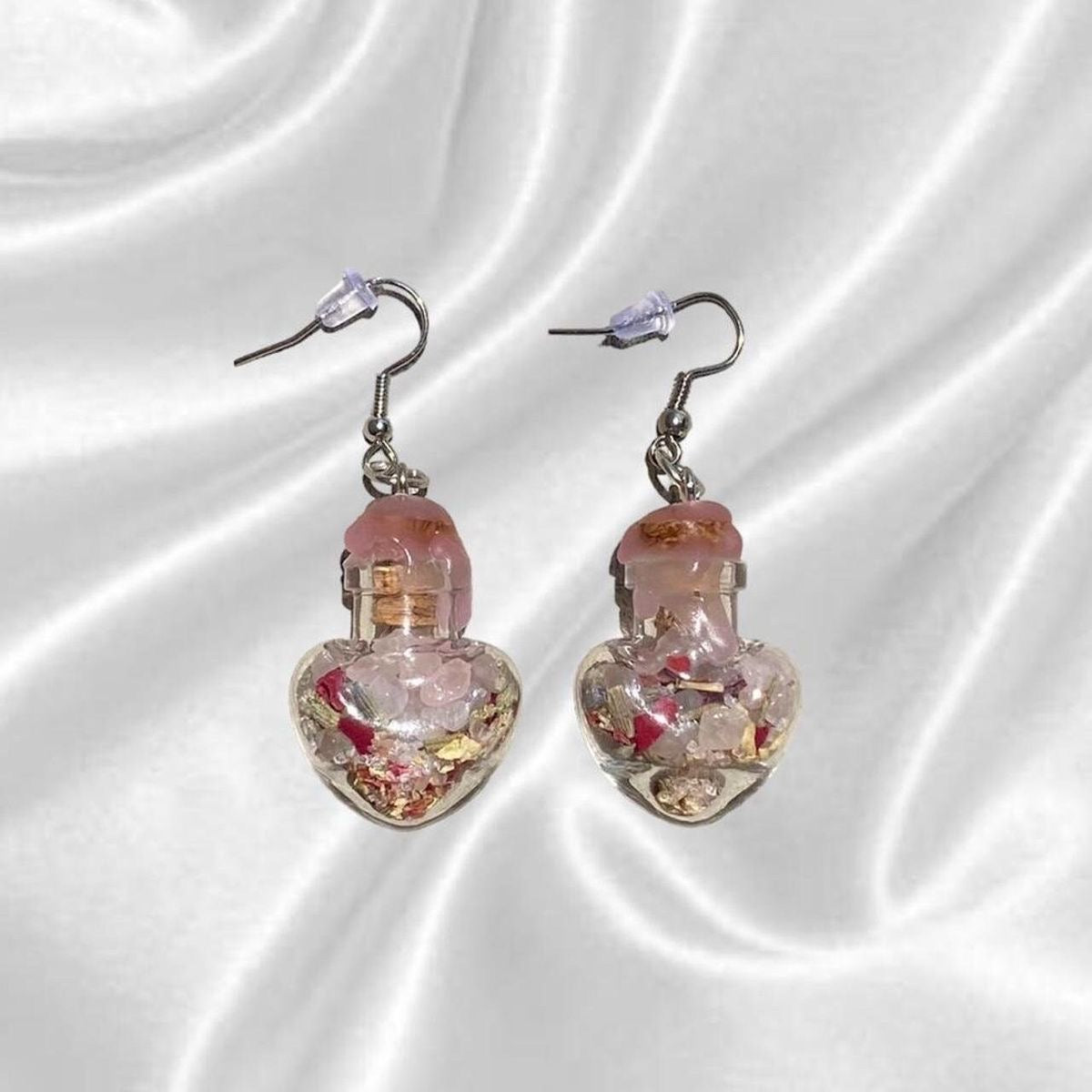 Pendientes de Botecito en forma de Corazón ♥️