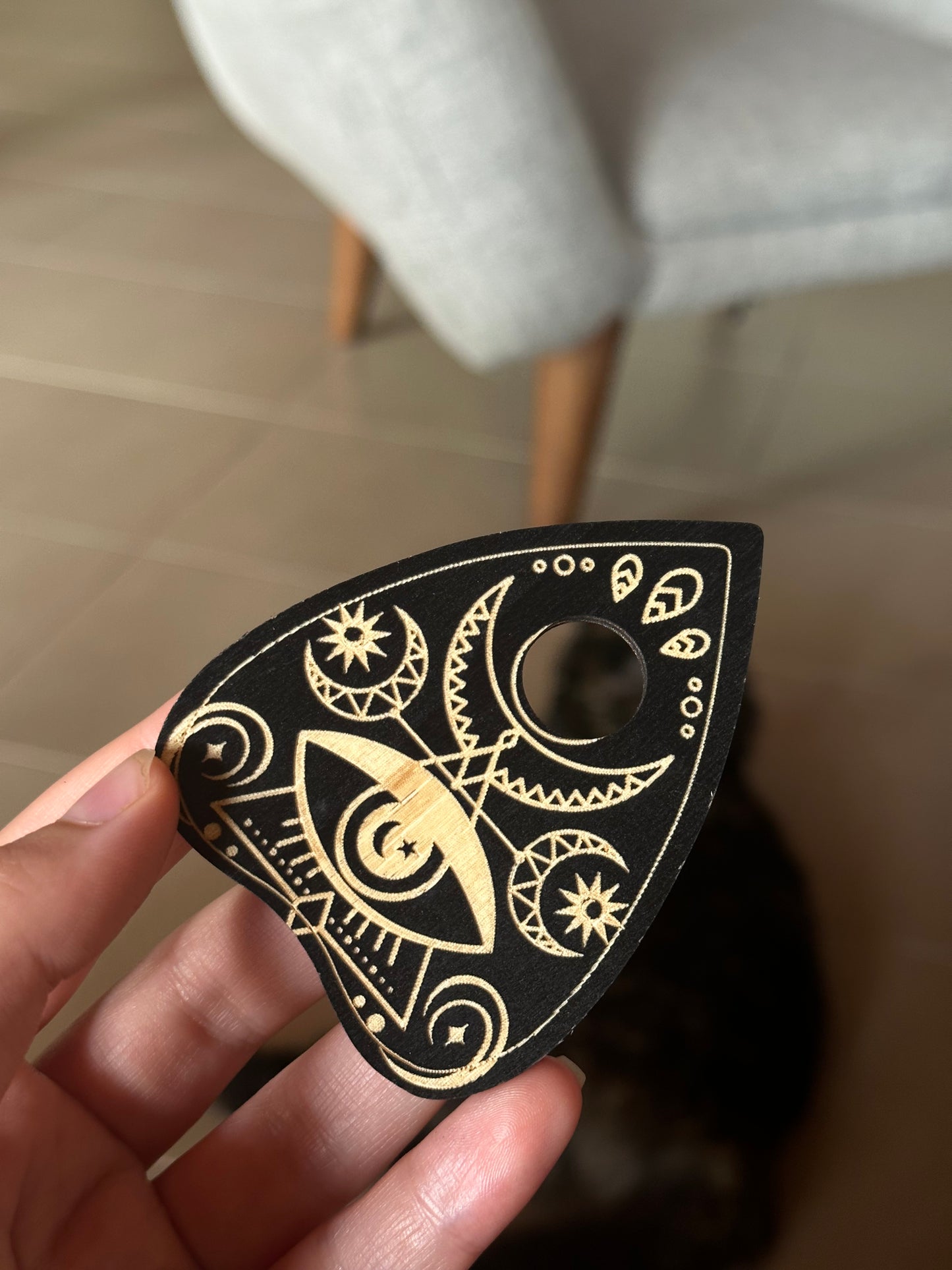Sujetador de Vela con forma de Ouija