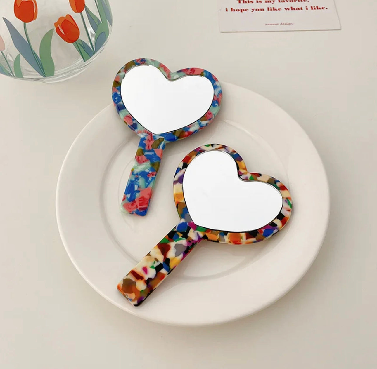 Espejo en forma de Corazón
