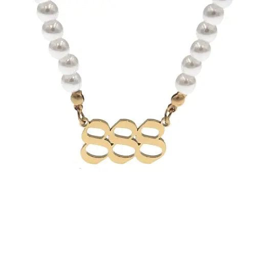 Collar Número Angelical (con Perlas)